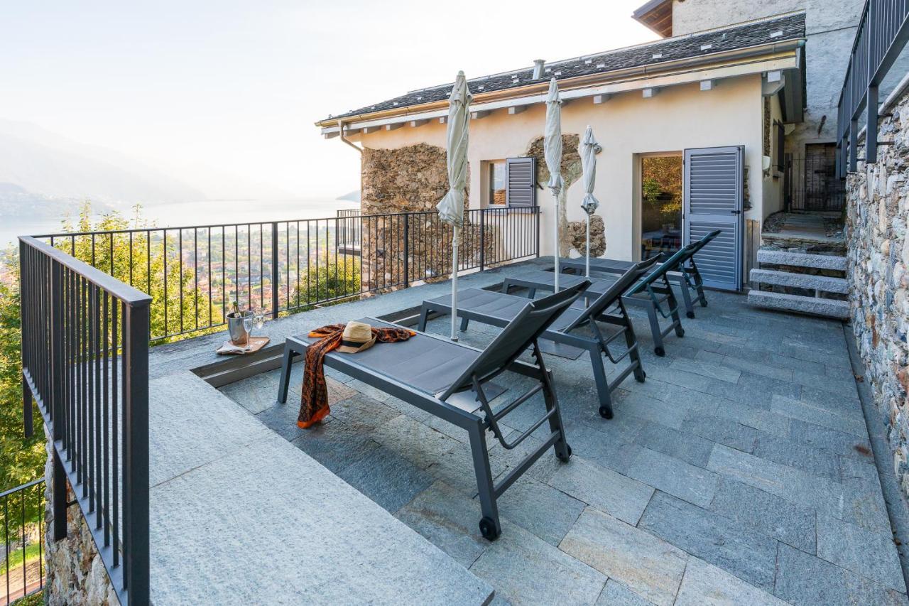 Casa Di Campagna Rosina Con Piscina E Vista Lago Gravedona Exterior foto