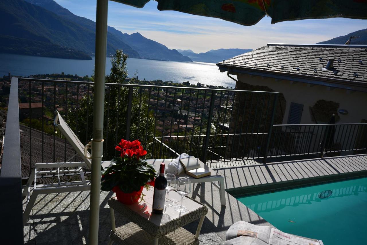 Casa Di Campagna Rosina Con Piscina E Vista Lago Gravedona Exterior foto