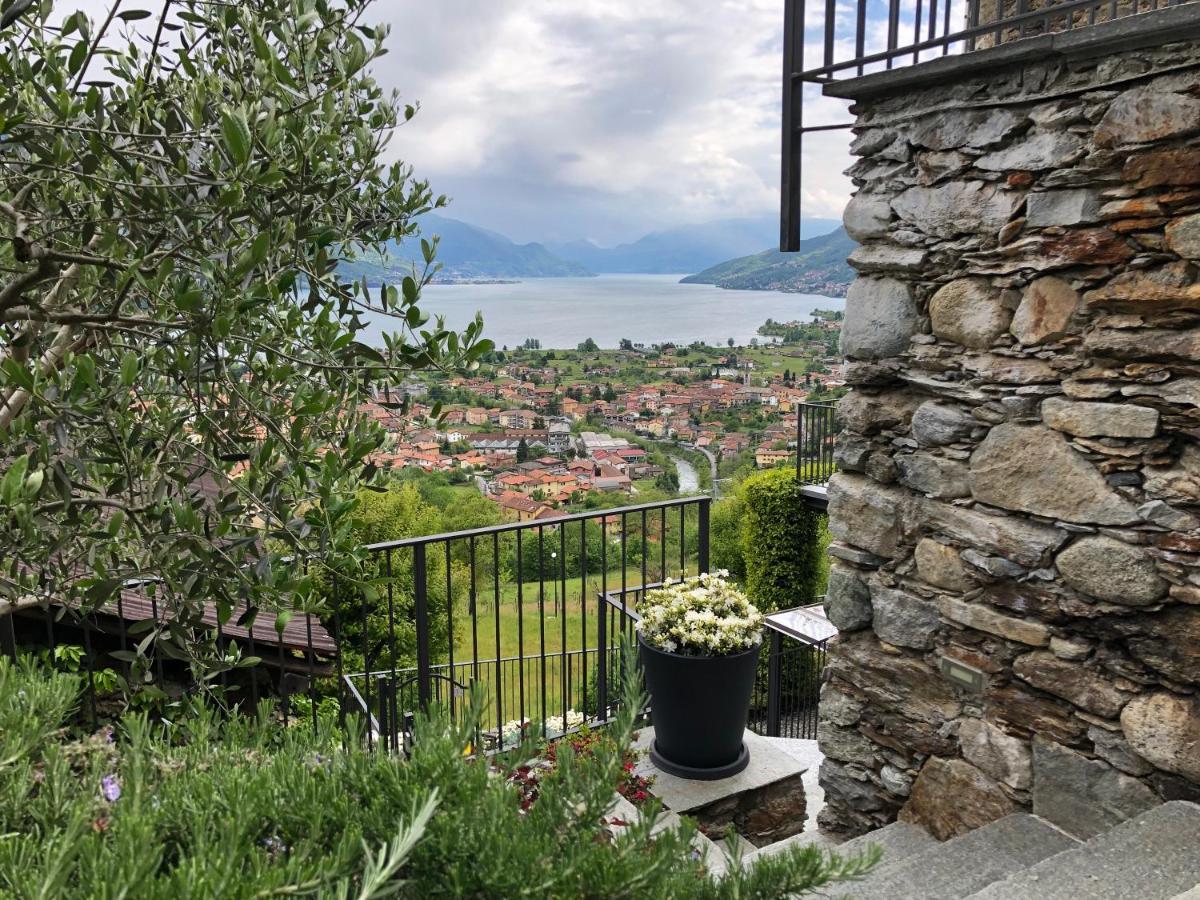 Casa Di Campagna Rosina Con Piscina E Vista Lago Gravedona Exterior foto